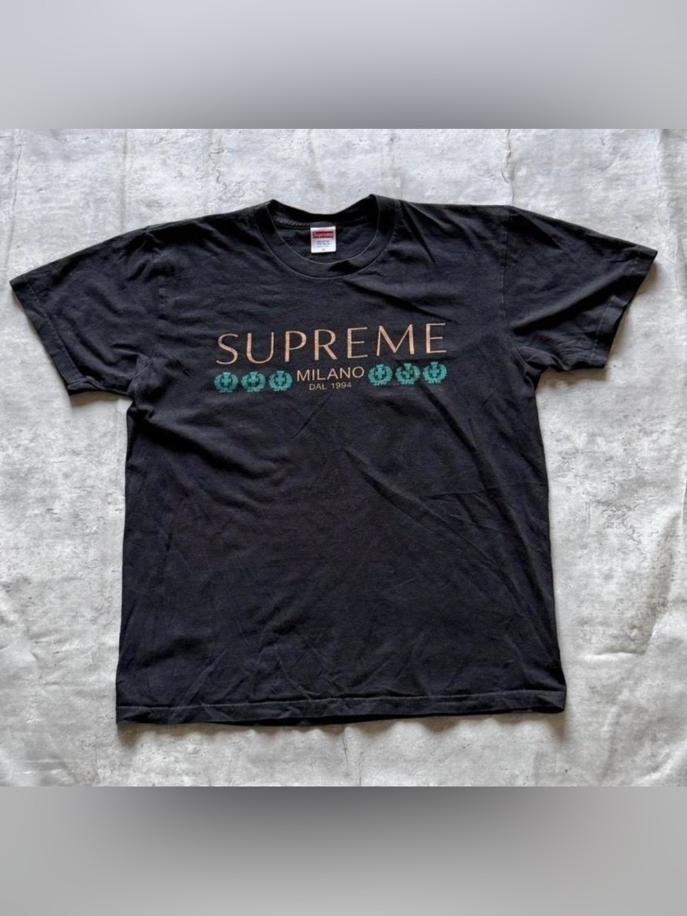 Supreme SS 2021 Milano Tee In Black Size M